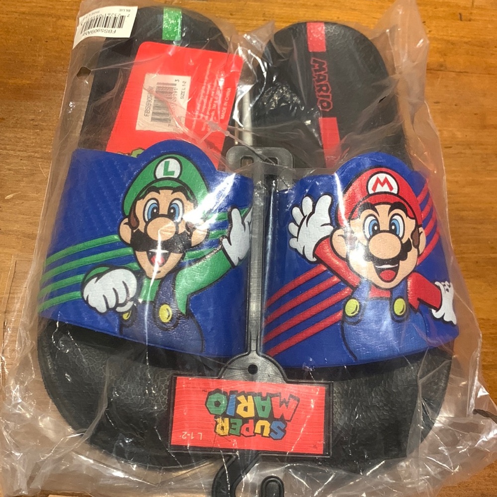 Boys Super Mario slides size 1-2
